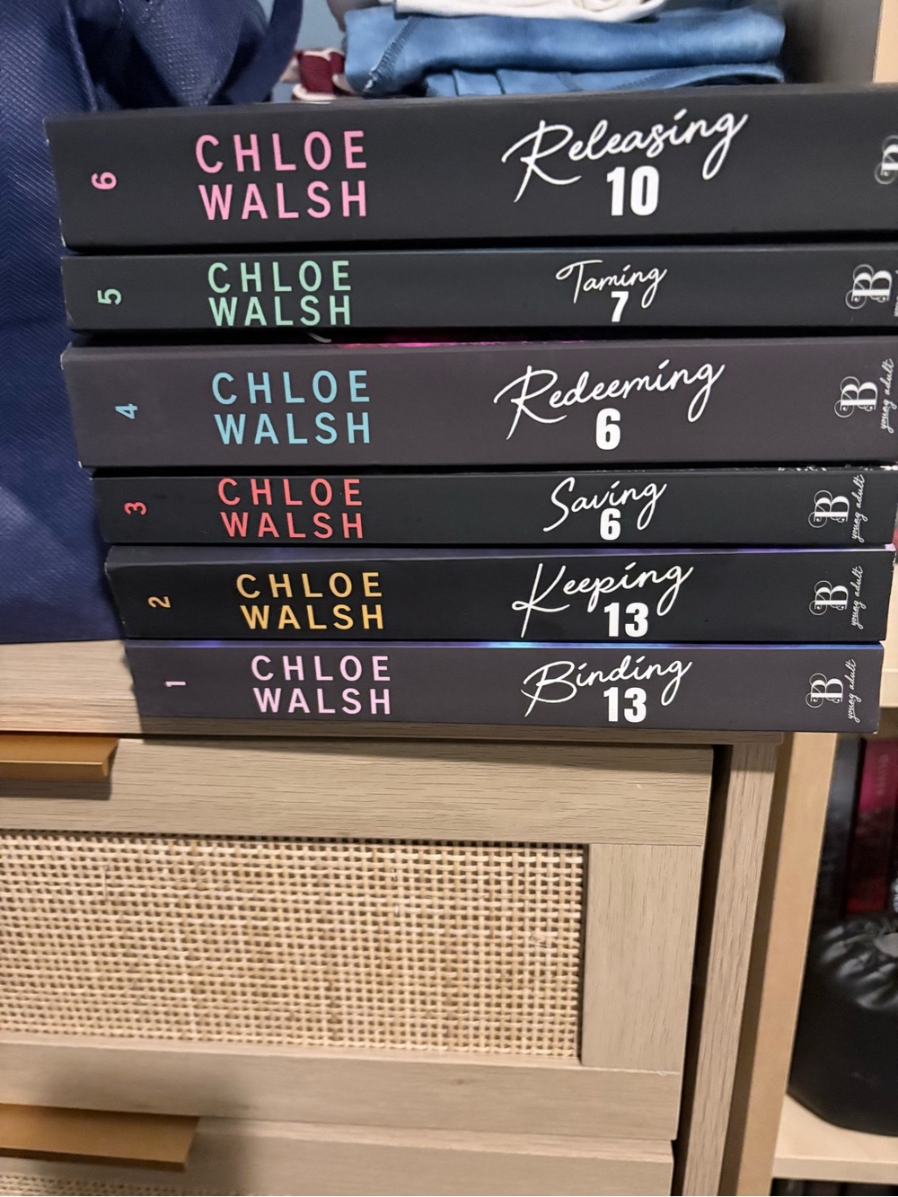 Book Set - Black with Pastel Accents